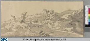 Dörfer in Landschaft. Maschinen-Teil