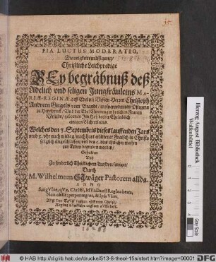 Pia Luctus Moderatio