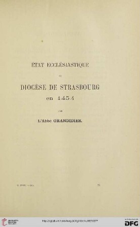 2.Ser. 18.1897: État ecclésiastique du diocèse de Strasbourg en 1454