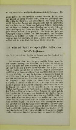 Blüte und Verfall des angelsächsischen Reiches unter Aelfred's Nachkommen
