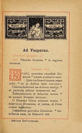Officium defunctorum : Cum appendice precum