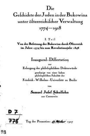 Die kurze Emanzipationsepoche der Juden 1789 - 1792