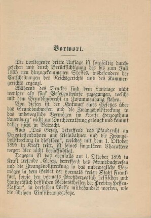 Vorwort.