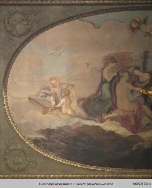 Toilette der Venus und Episoden der Venusgeschichte in Grisaille : Toilette der Venus