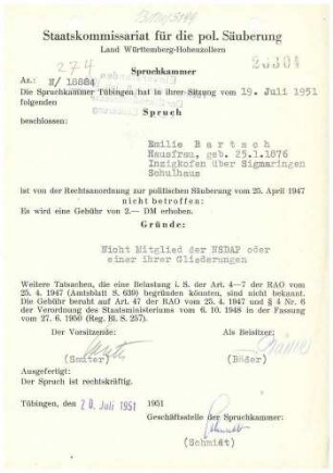 Bartsch, Emilie