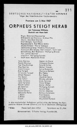 Orpheus steigt herab