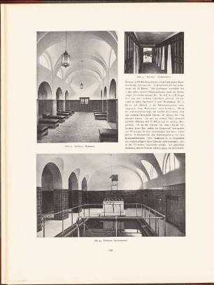 Rudolf Virchow-Krankenhaus, Berlin: Innenansichten Badehaus (aus: Neubauten der Stadt Berlin, Bd. VI, 1907)