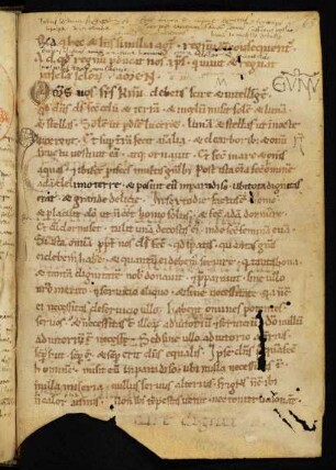 Fragment: Sermones (13. Jh., ehem. Spiegelbl.)