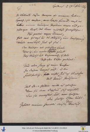 Brief (NL 7/IV B 65).