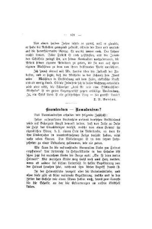 Beamtentum - Nomadentum?
