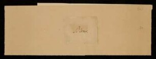 20: Biener. [Umschlag für die Briefe Friedrich August Bieners]
