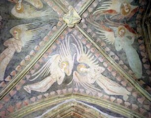 Gewölbefelder mit Engeln — Gewölbefeld mit zwei Engeln