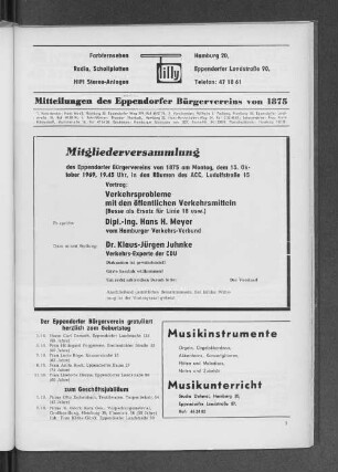 Der Eppendorfer Bürgerverein gratuliert herzlich