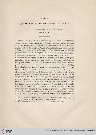 Une sculpture en bois peinte et dorée de la première moitié du XIIe siècle, [2]