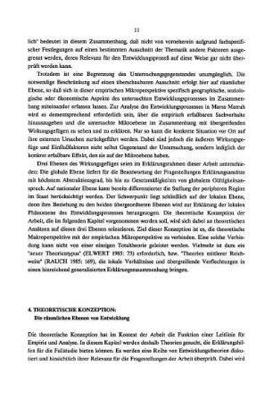 4. Theoretische Konzeption: Die räumlichen Ebenen von Entwicklung