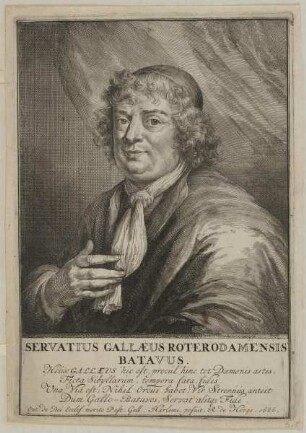 Bildnis des Servatius Gallaeus Roterdamensis Batavus