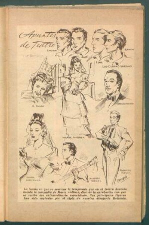 Apuntes de teatro - [Dibujo]