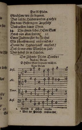 Der Zehende Psalm Davids [-] Der XV. Psalm Davids