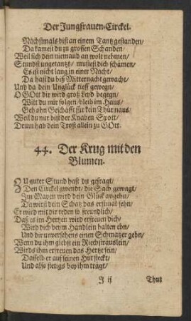 44. Der Krug mit den Blumen.