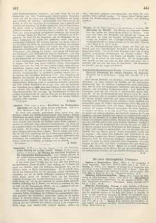 443-444 [Rezension] Unsere Stellung zur heiligen Schrift