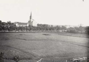 Dorfkirche : Ortsteilansicht mit Dorfkirche