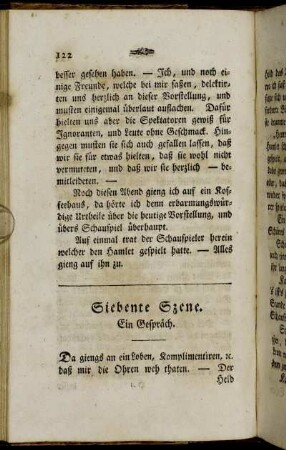 Siebente Szene. Ein Gespräch.