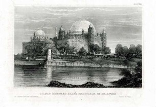 Grafik "Sultan Mahomed Shah's Mausoleum in Bejapore"