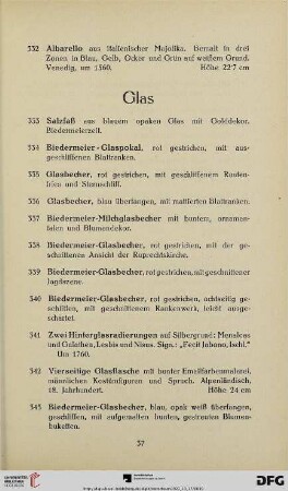 Glas (Nr. 333-368)