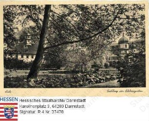 Lich, Schloss / Frühling im Schlossgarten