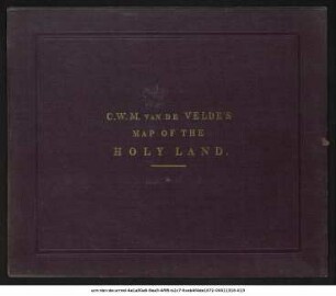 Map of the Holy Land : [8 Blatt]