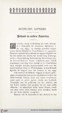 Dichtkunst, Letteren
