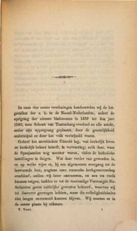 Voorlezingen over de Geschiedenis der Roomsch-katholieke Kerk in de Noord-Nederlanden sedert de Opheffing der Bisdommen tot op dezen Tijd, 5