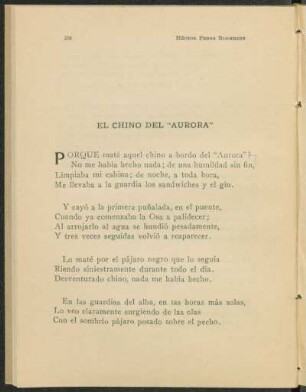 El chino del "Aurora"