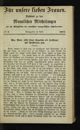 Was Vater Löhe seiner Gemeinde als Seelsorger und Beichtvater war : (Schluß)