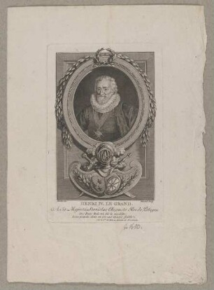 Bildnis des Henri IV. le Grand