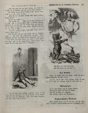 "Das verhängnißvolle Gedicht" "Illustrationen zu deutschen Liedern"
