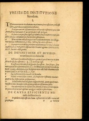 De Definitione Et Divisione institutionis heredis