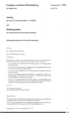 213: Landtag Baden-Württemberg, Beilagen, 1991, Bd. 36