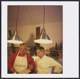 Wolfram Siebeck und Otto Fehrenbacher bei den Mahlberger Kochtagen