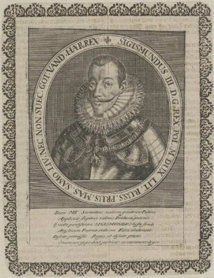 Bildnis von Sigismundus III., König von Polen