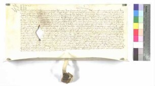 Christoph, Herr zu Limpurg, Reichserbschenk, belehnt Kaspar Kaiser, Bürger und des Rats zu Gmünd, als Träger des Magistrats zu Gmünd, mit der Überschlagmühle zu Gmünd.