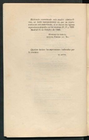 [Nota del censor de teatros]