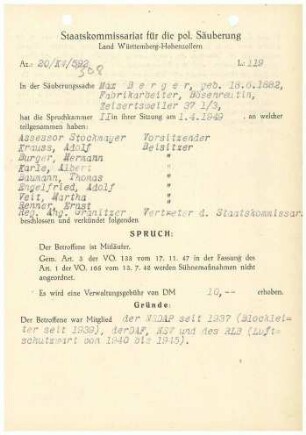 Berger, Max