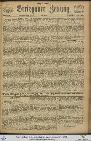 12.04.1891 (Erstes Blatt)