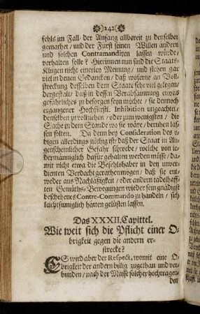 Das XXXII. Capittel. - Das XXXVI. Capittel.