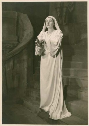 Marta Fuchs als Lady Macbeth in "Macbeth" von Giuseppe Verdi. Staatsoper Dresden, Neuinszenierung 12. Mai 1937 unter Leitung von Karl Böhm