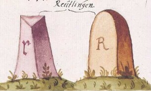 Reutlingen RT (Tübinger Forst, Marksteinzeichen IV)