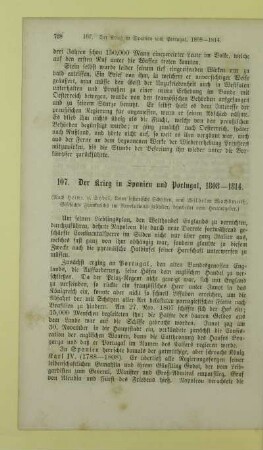 107. Der Krieg in Spanien und Portugal, 1808-1814