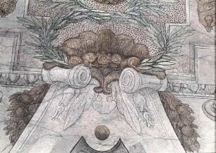 Scheinarchitektur und dekorative Elemente