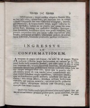 Ingressus ad confirmationem